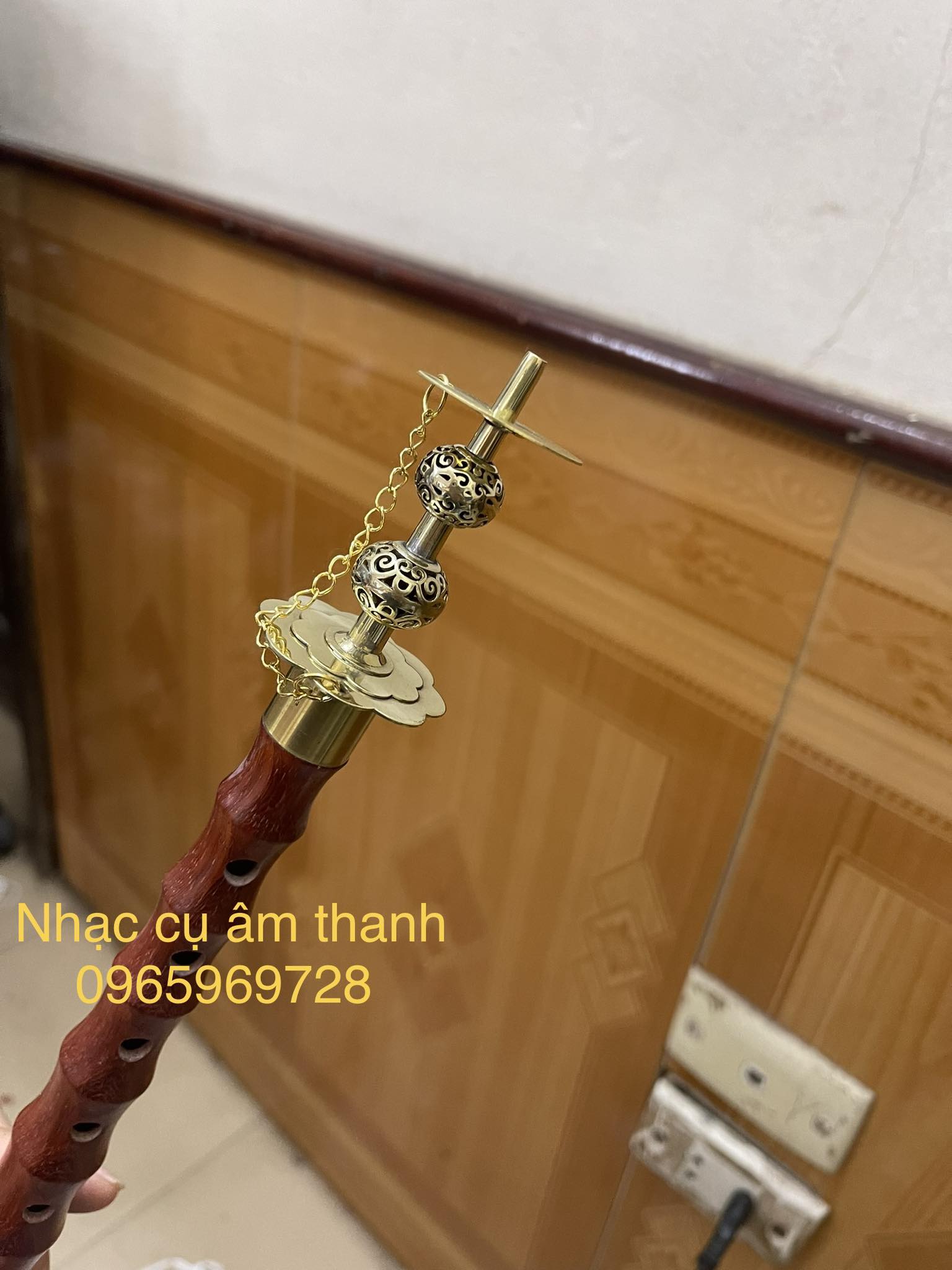 Kèn đám ma đám hiếu gỗ gụ đỏ