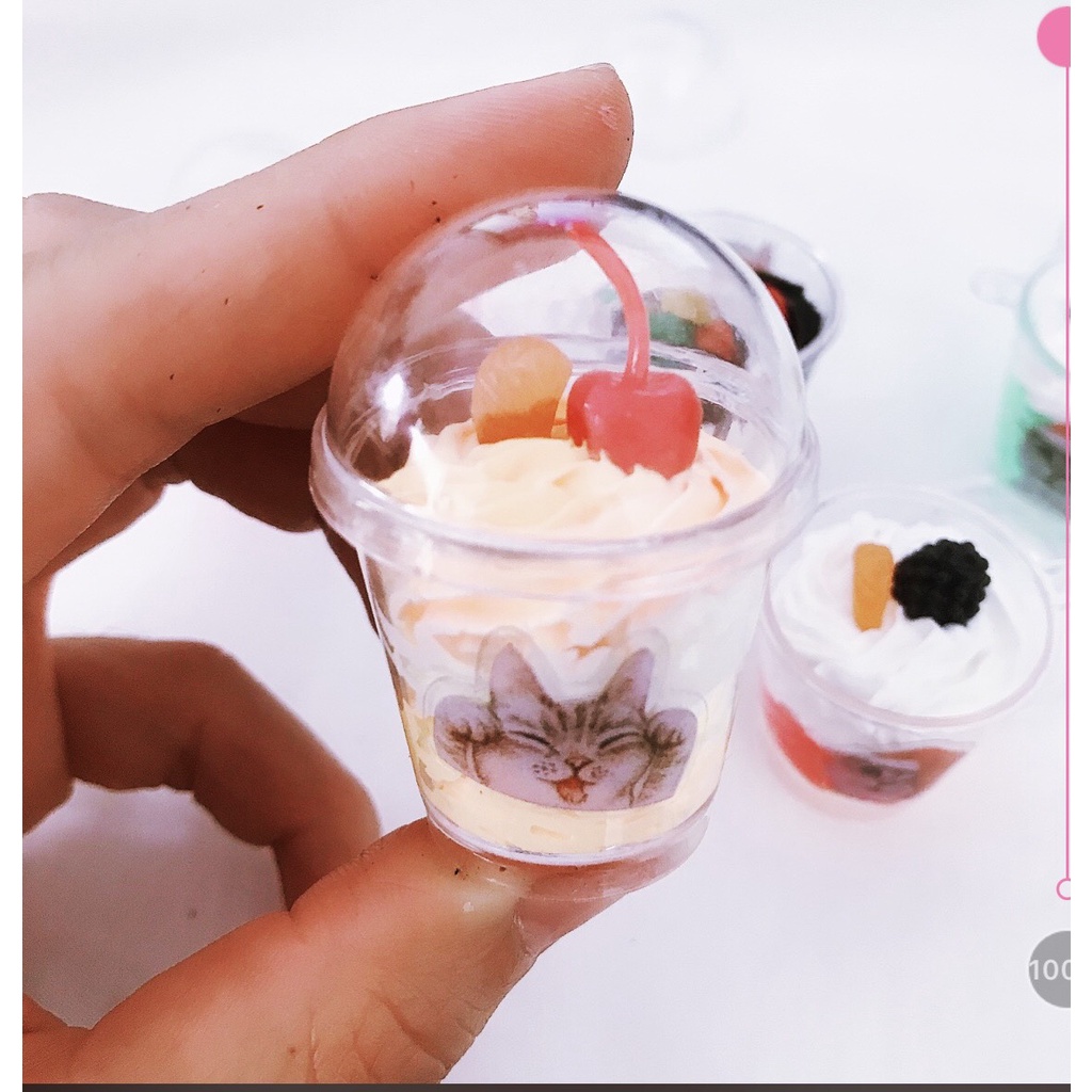Đồ chơi mô hình ly kem pudding