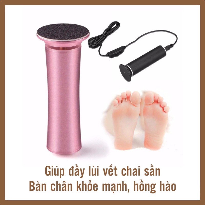 Máy Chà gót chân chuyên dụng tiệm nail (tặng kèm 60 miếng chà)