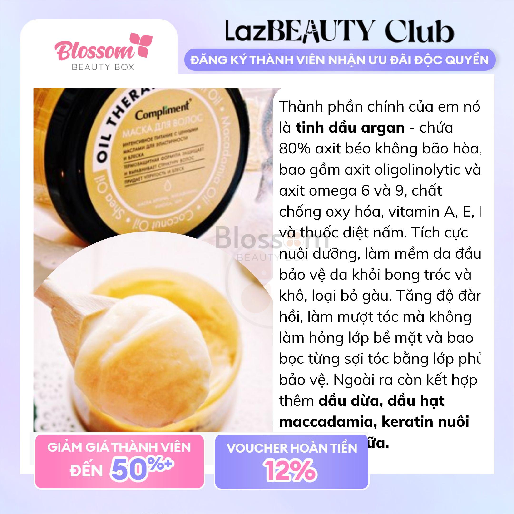[Blossom] Ủ TÓC COMPLIMENT 500ML