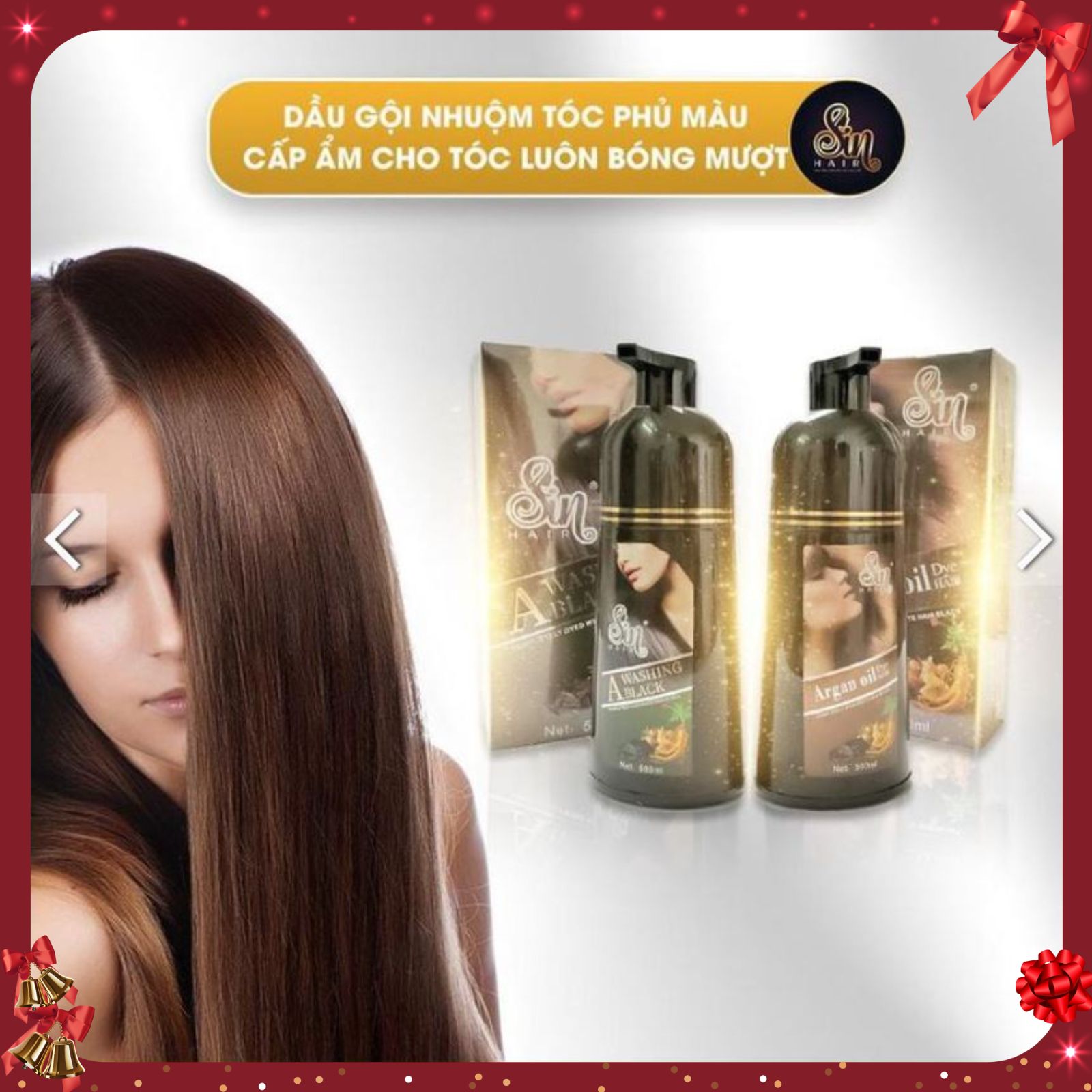 Dầu gội phủ bạc nhân sâm SIN HAIR Nhật Bản