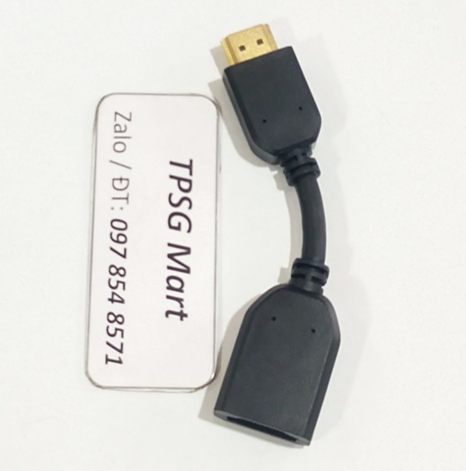 Cáp nối dài HDMI: Cáp dài 11Cm (Đầu đực ra Đầu Cái)