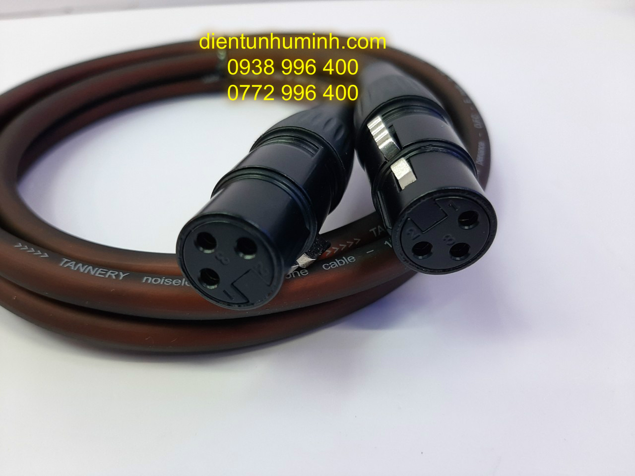 Cặp Dây  Jack  Canon Cái  ra  AV  1m Đồng