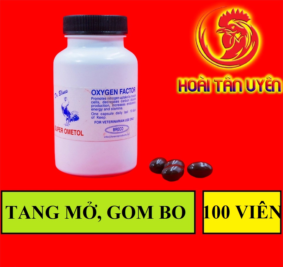 SUPER OMETOL dinh dưởng CAO CẤP dành cho gà đá 100 VIÊN