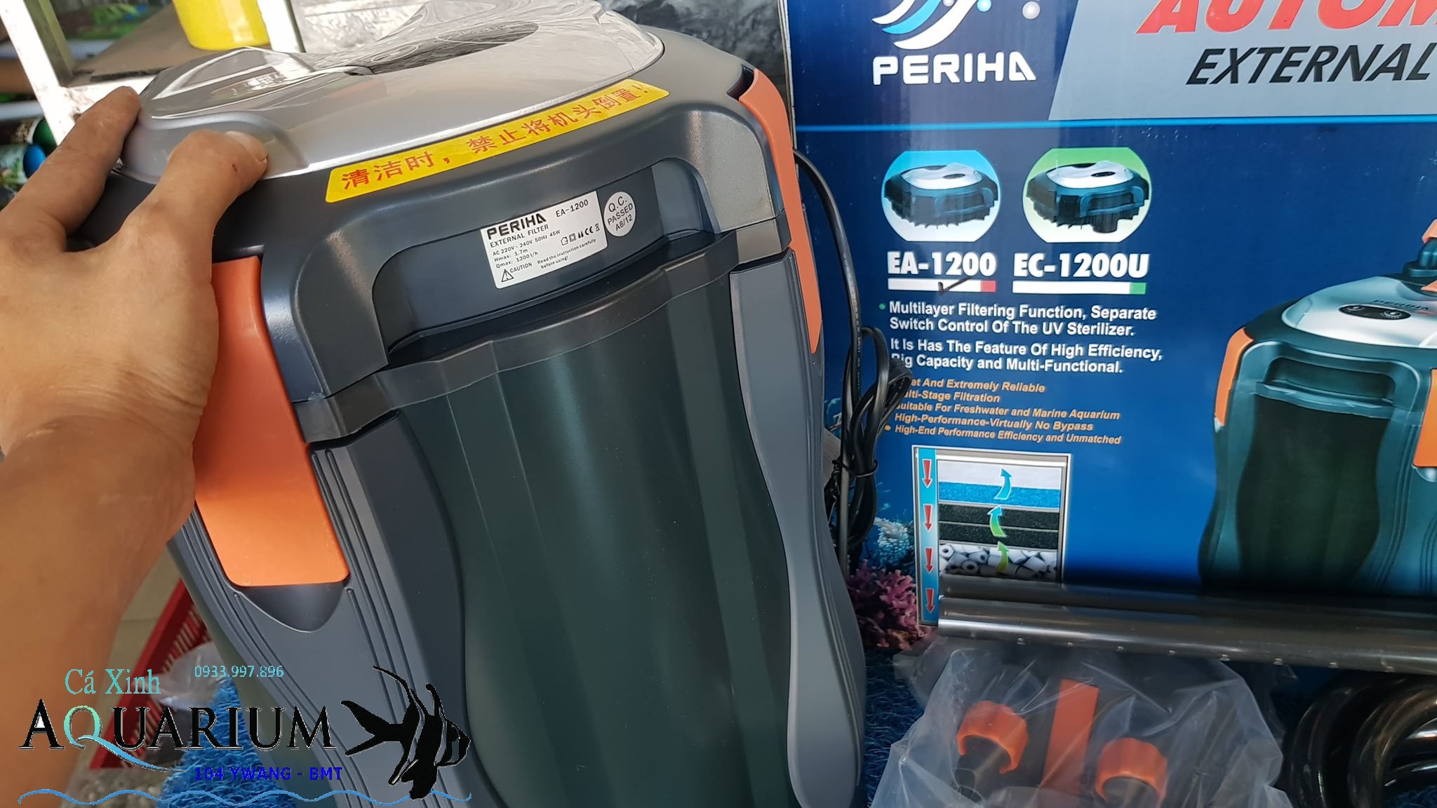 Máy lọc thùng ngoài Periha EA 1200