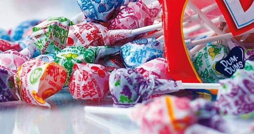 Kẹo trái cây 50 que Dum Dums Pops USA Candy