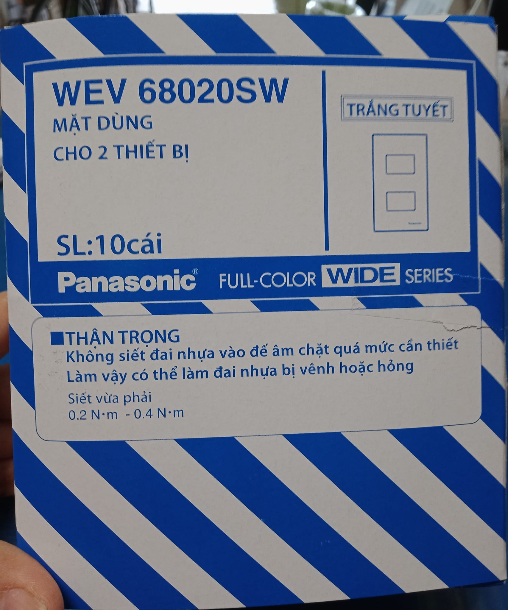PANASONIC Mặt Dùng Cho 2 Thiết Bị WEV68020SW WIDE