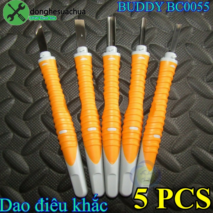 Bộ dao điêu khắc mỹ thuật buddy bc0055 -5 cây