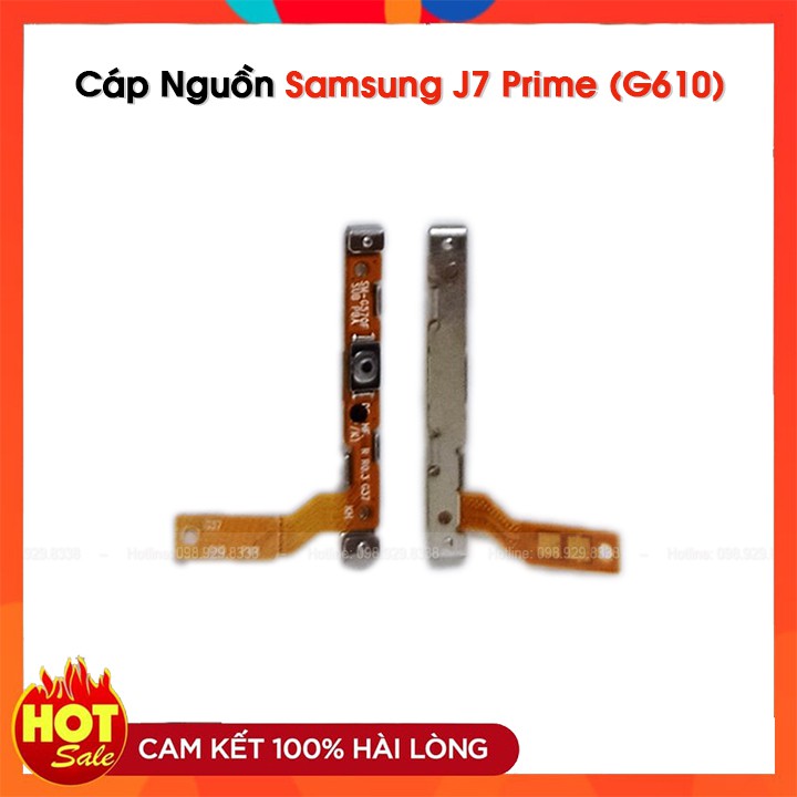 Cáp nút nguồn samsung galaxy j7 prime / g610 zin bóc máy