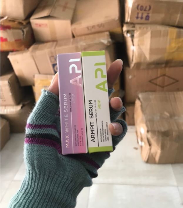 Khử mùi giảm thâm nách API, Son nách API, lăn nách mờ thâm, Serum Lăn nách API 10ml