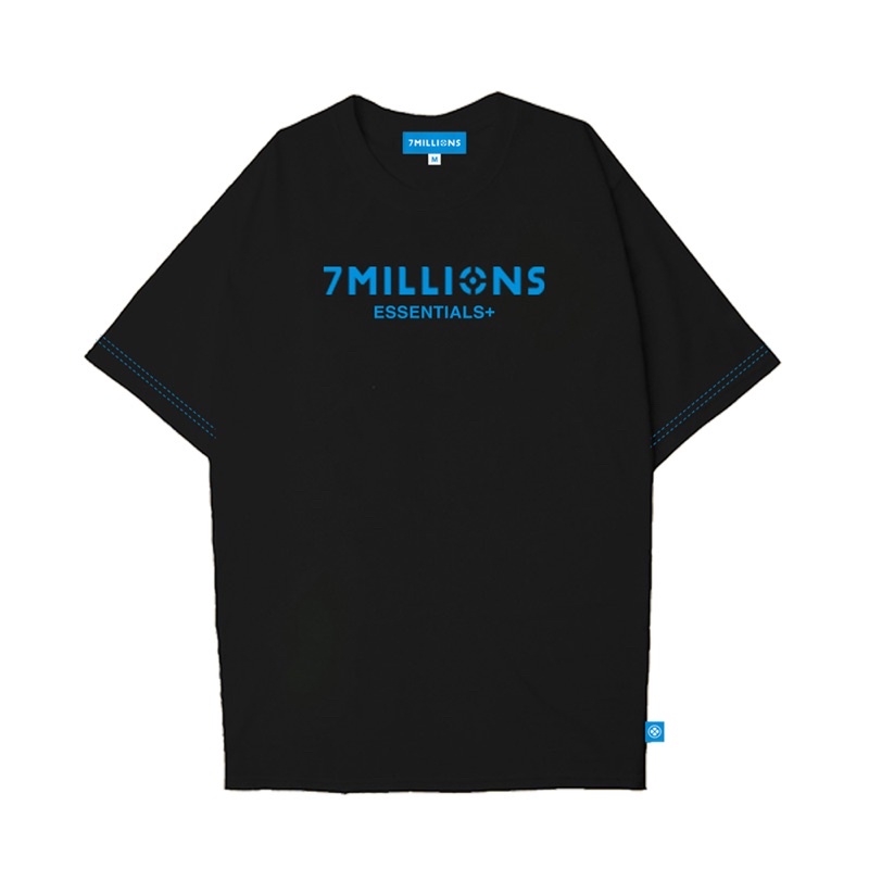 7MILLIONS Áo thun Essential+ / Màu đen / Tặng kèm Box