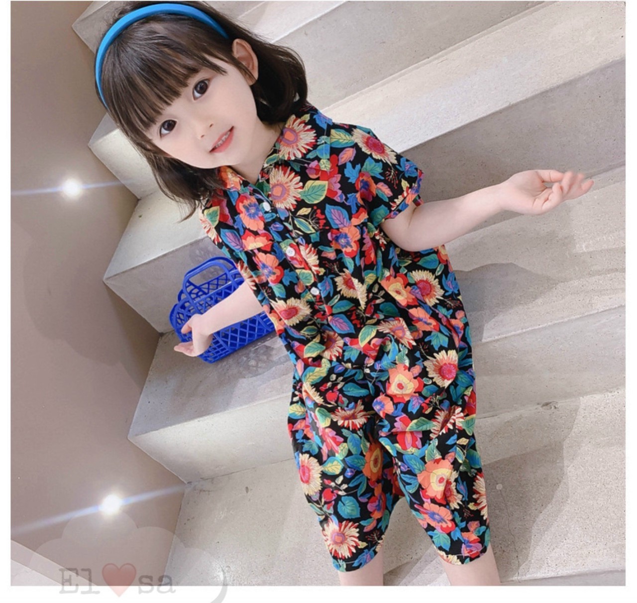 Jum hoa lá siêu xinh cho bé gái