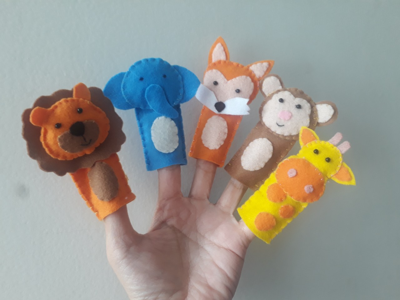 10 Con  Rối Ngón Tay Latin Handmade