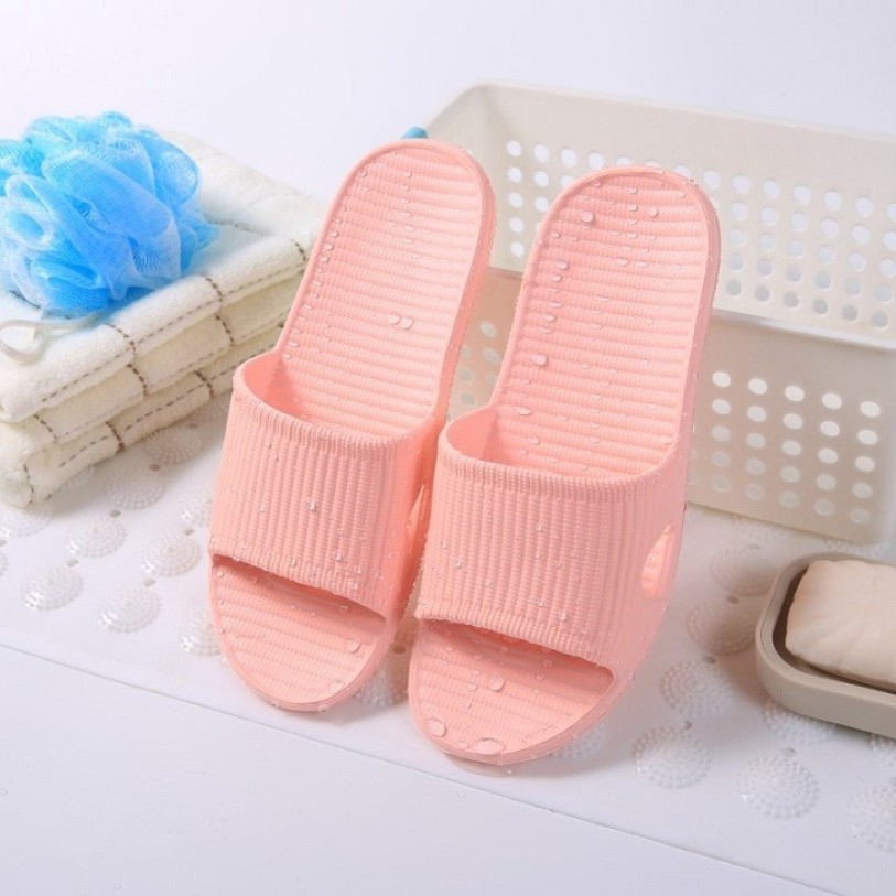 Dép đi trong nhà nhà tắm văn phòng nhựa nguyên khối siêu nhẹ siêu bền chống trơn trượt - DU5 krs2067 giá rẻ