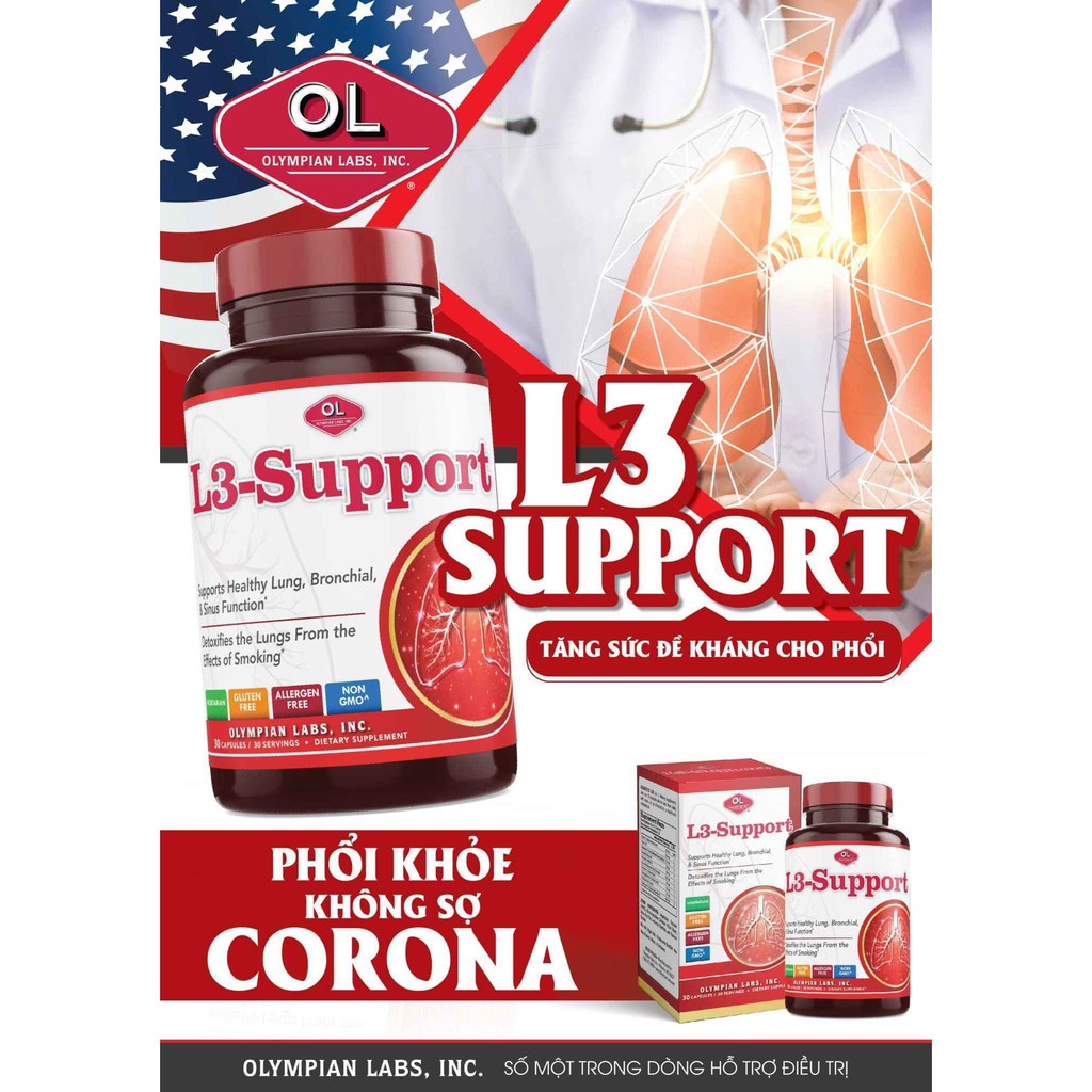 L3-Support L3 Support - Tăng cường chức năng phổi và thải độc phổi