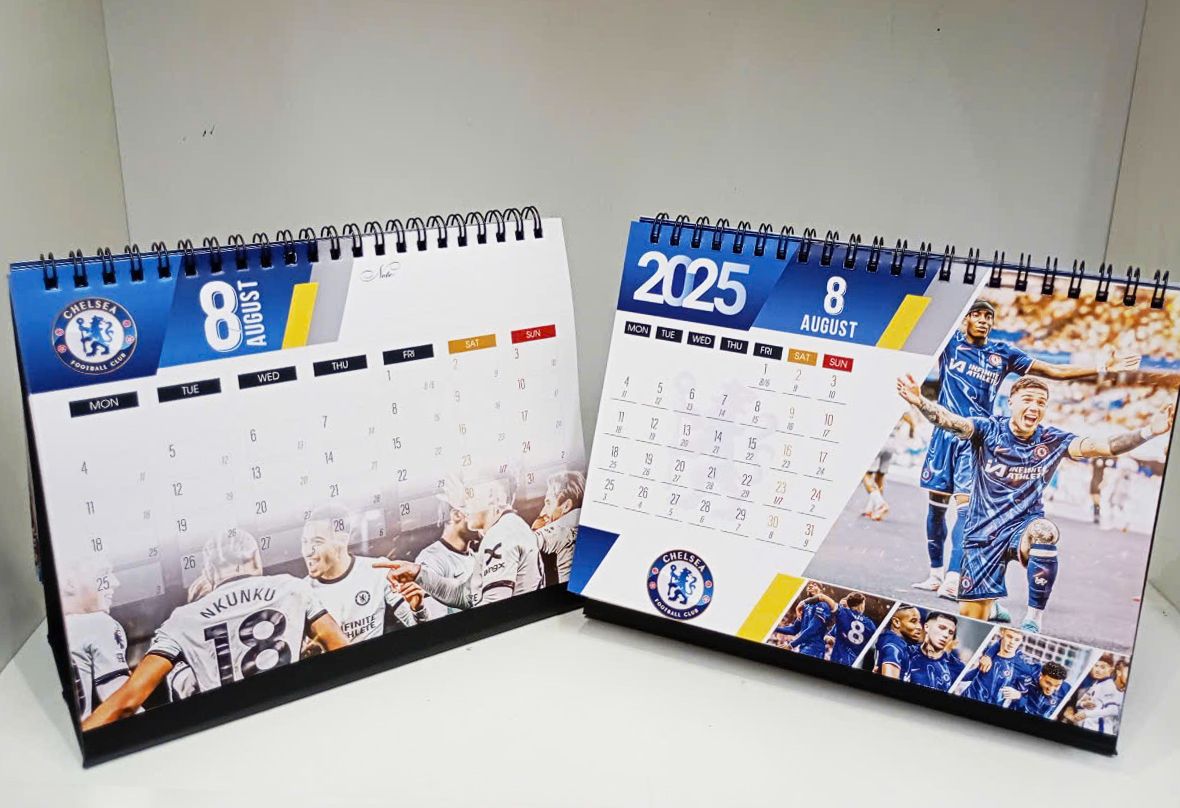 Lịch để bàn Chelsea 2026