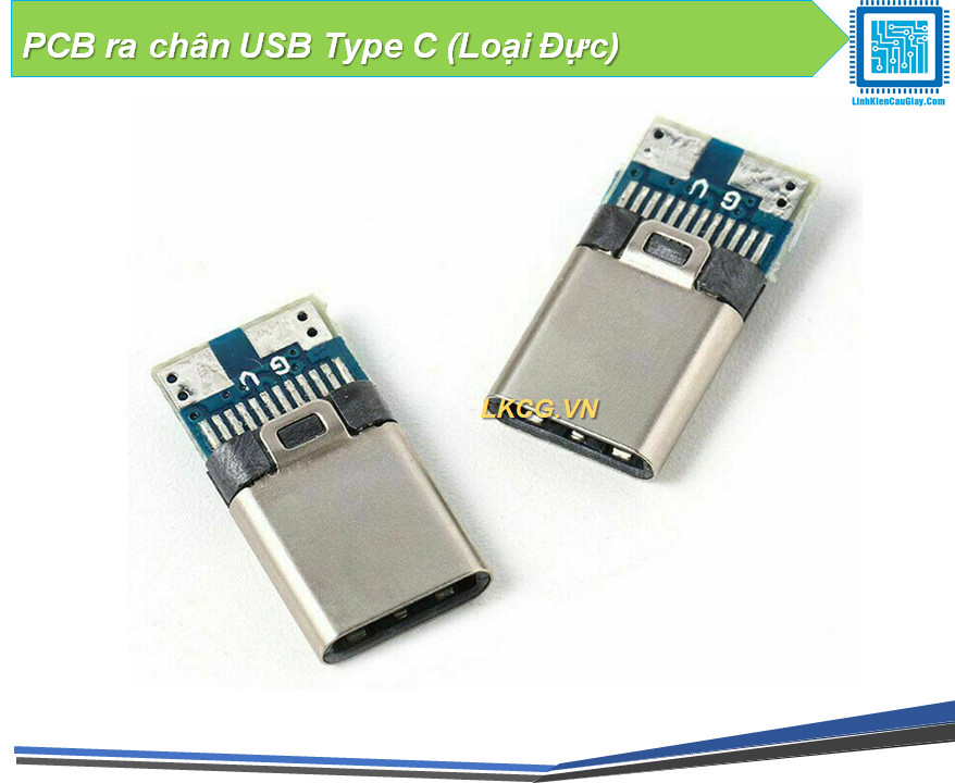 [FreeShip] PCB ra chân USB Type C (Loại Đực)