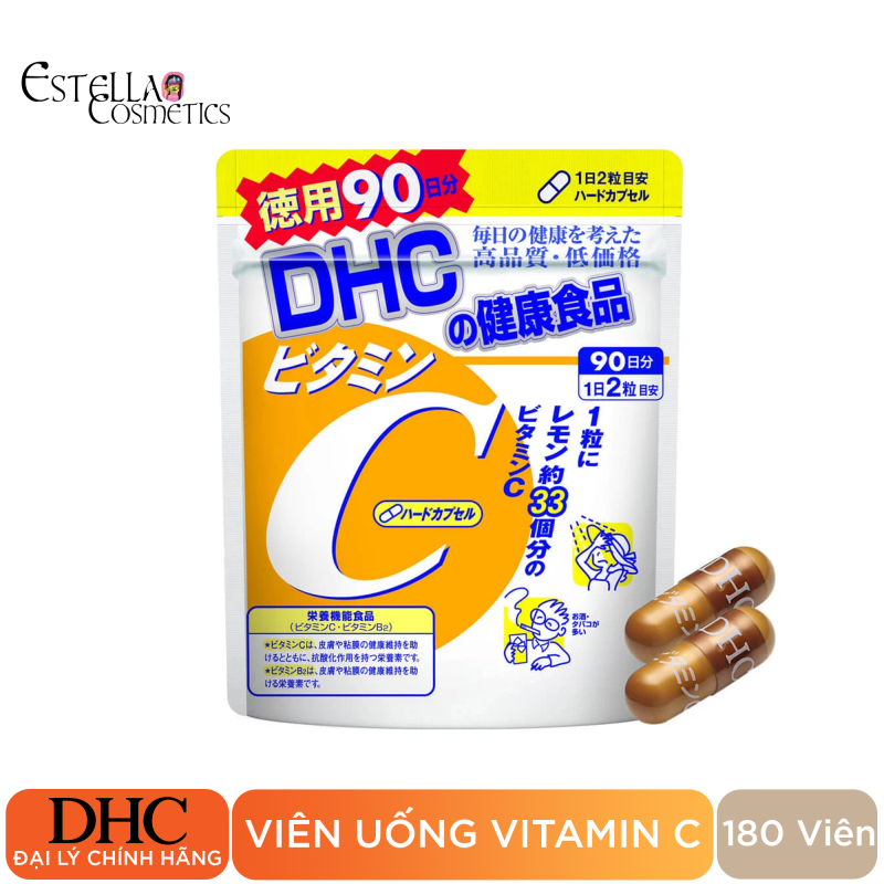 Viên uống DHC Vitamin C Hard Capsule 90 Ngày cao cấp