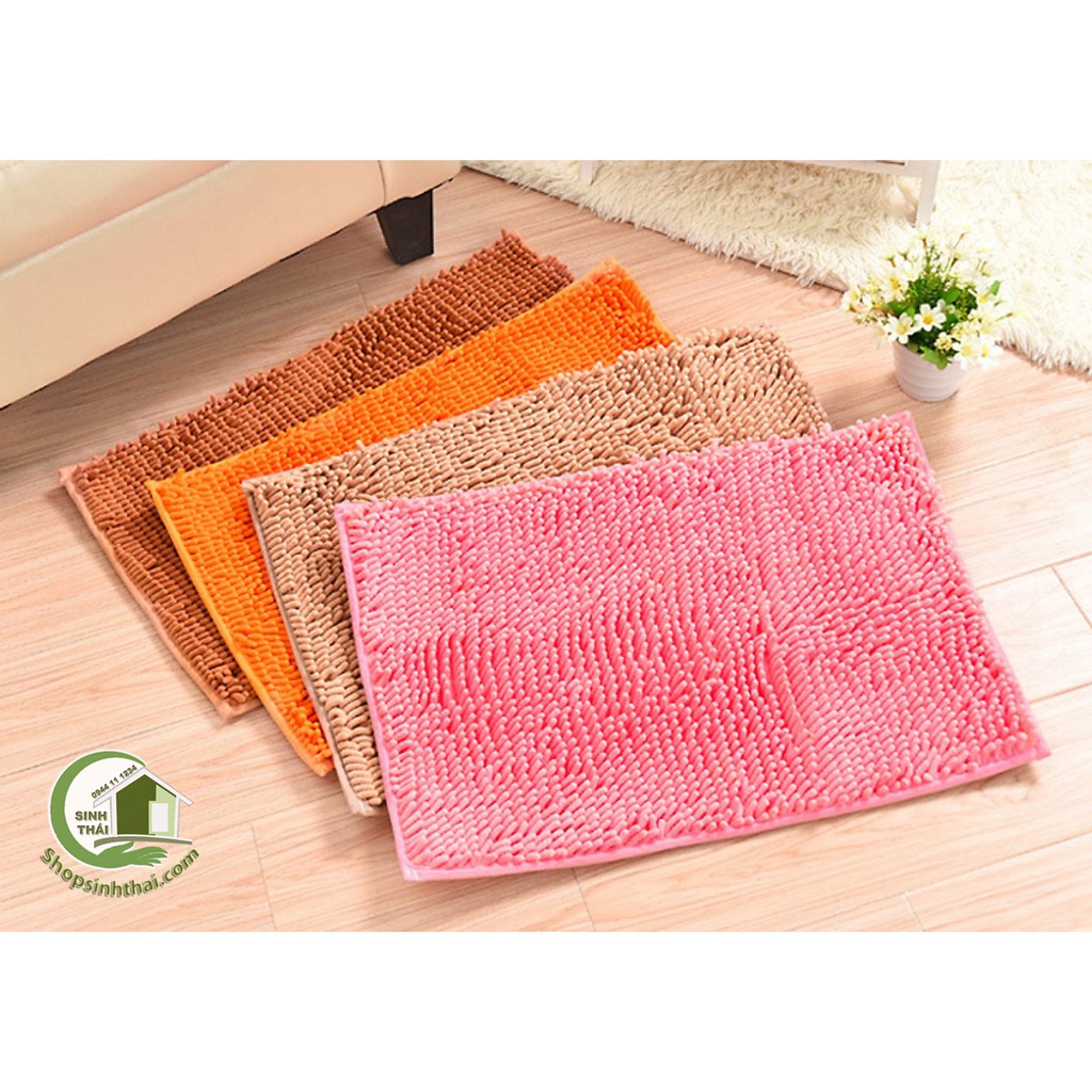 [HCM]Thảm San Hô Lau Chùi Chân Sợi Siêu Thấm 40 x 60cm -  Giao Màu Ngẫu Nhiên