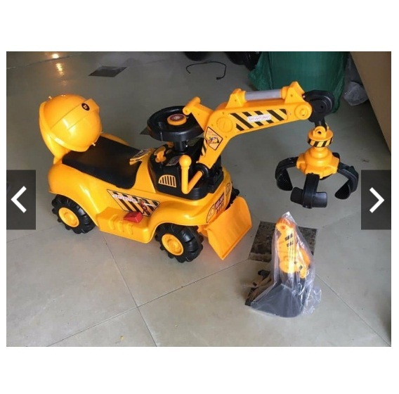 Xe cẩu ngồi chòi chân 2 chế độ + Nhạc