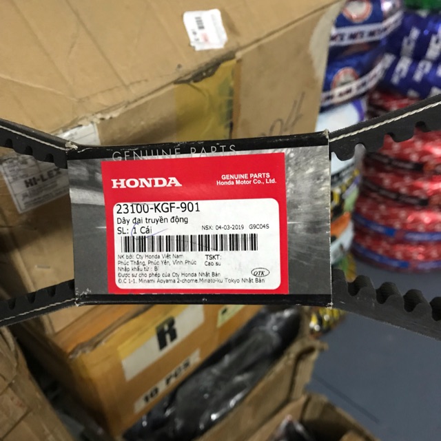 Dây curoa Sh Ý/Dylan/@/Ps zin hãng Honda