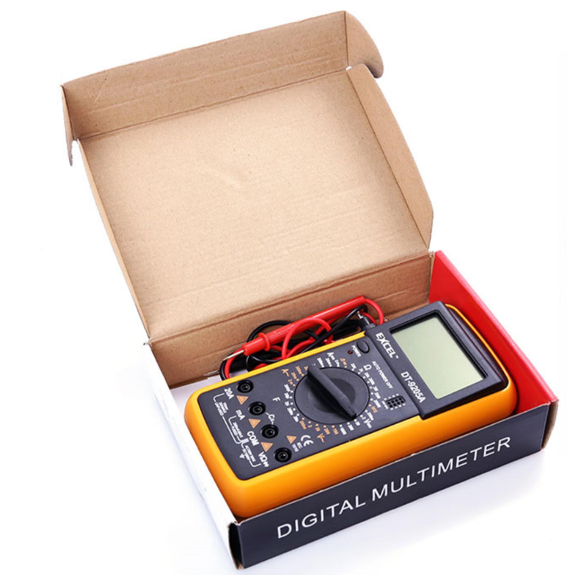 [Bảo hành 1 đổi 1] Đồng hồ đo điện vạn năng DT9205A Digital Multimeter Excel