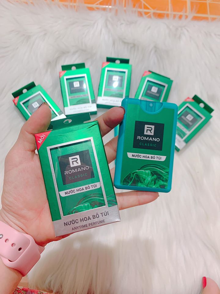 Nước hoa bỏ túi Romano Classic 18ml (Xanh lá)