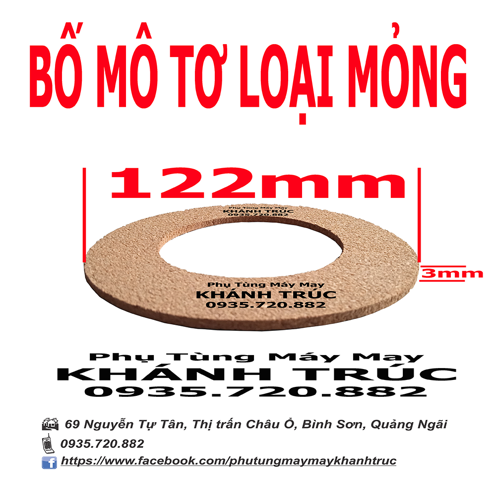 Bố mô tơ loại mỏng mô tơ máy may công nghiệp
