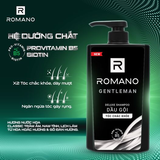 Dầu gội Romano Classic 650g
