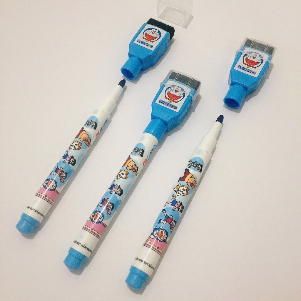 Bút lông bảng học sinh doraemon xóa được, có đồ bôi wb-016/do 1.1mm