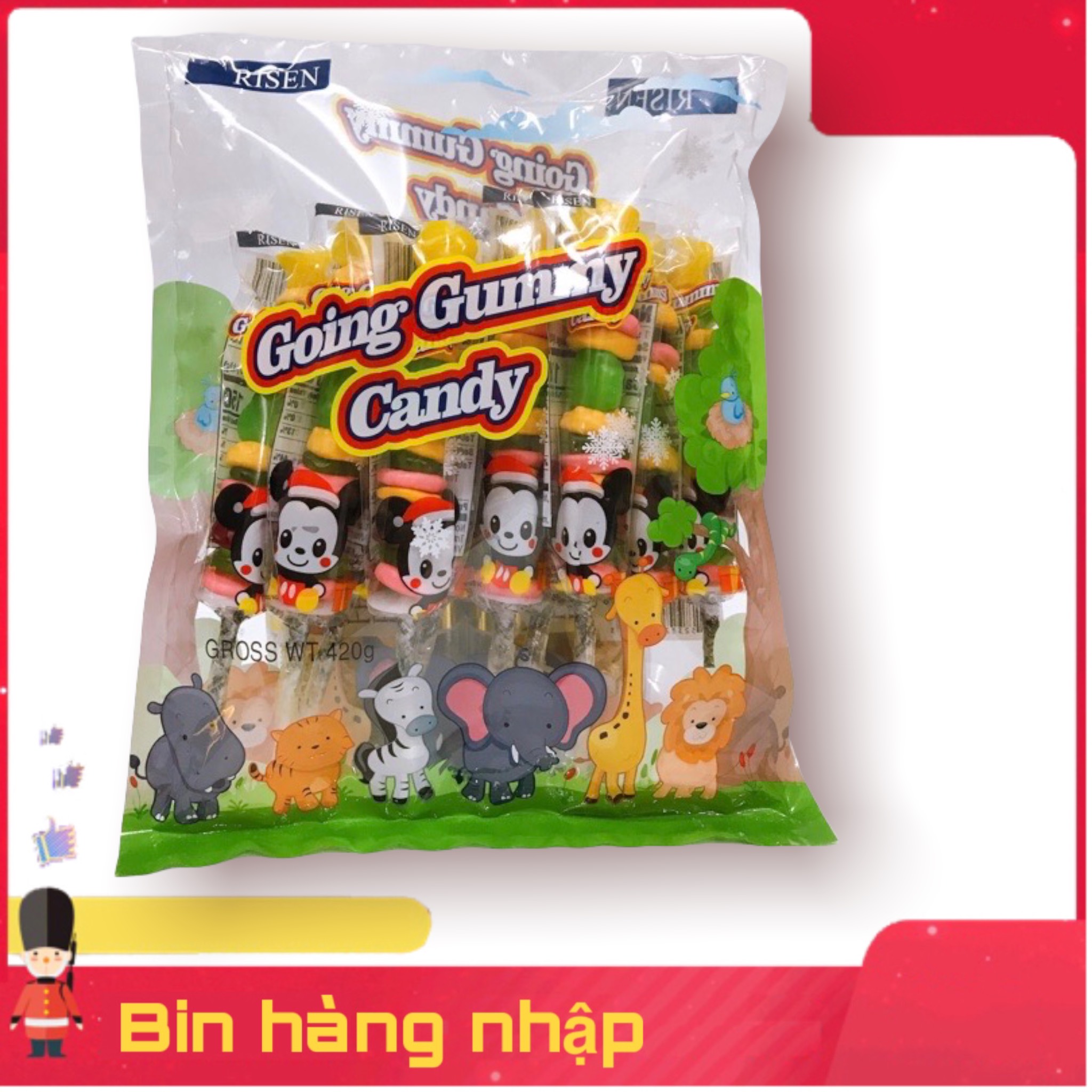 10 Que Kẹo Dẻo Risen Xiên Que Gummy Going Candy