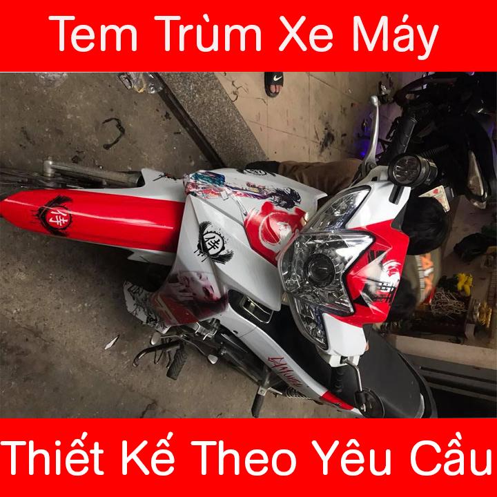 Tem Trùm Blade Samurai Trắng Đỏ SIêu Đẹp