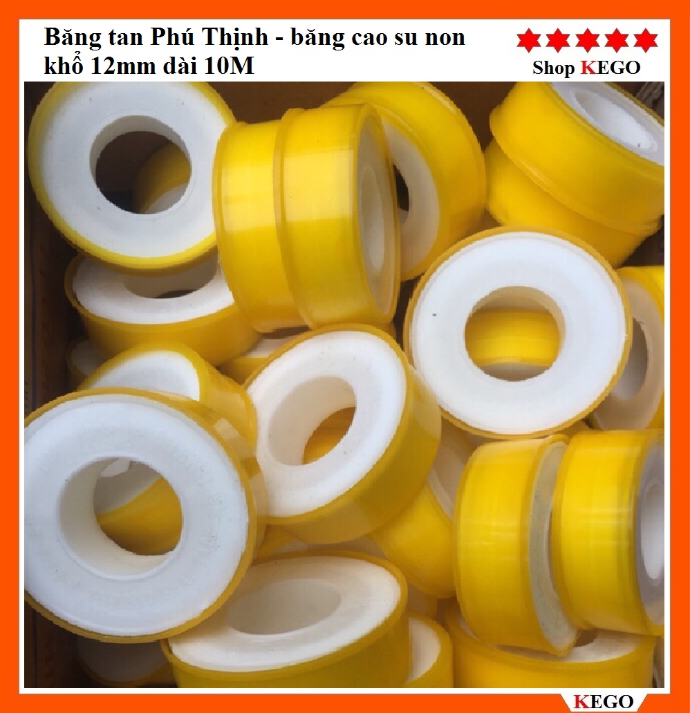 Băng tan cao su non khổ 12mm dài 10M (Giá 1 cuộn)