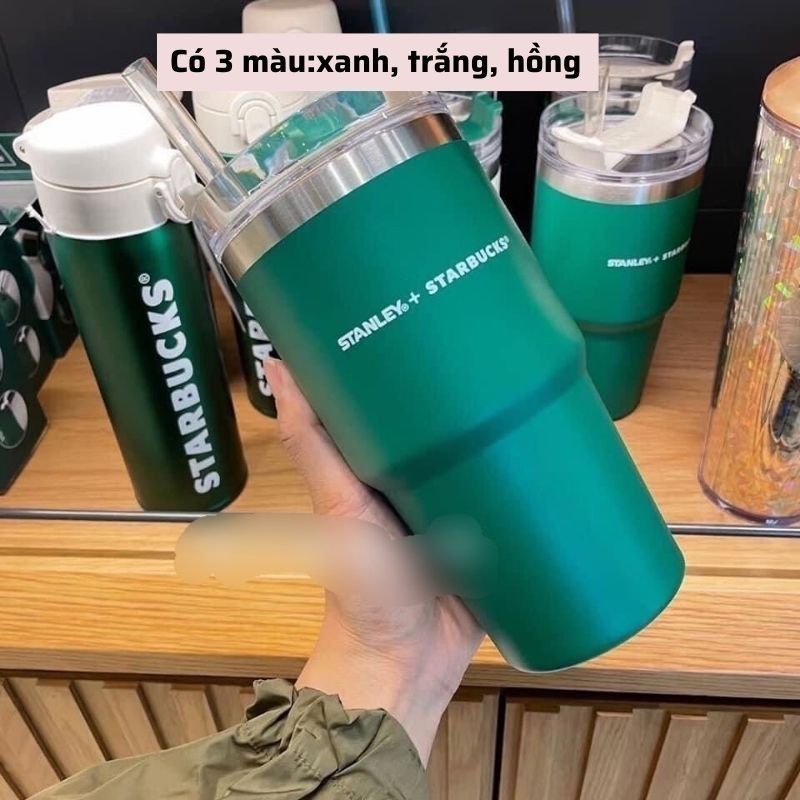 Ly S.tar.bucks inox cao cấp giữ nhiệt  600ml pha coffe SWEETHOME