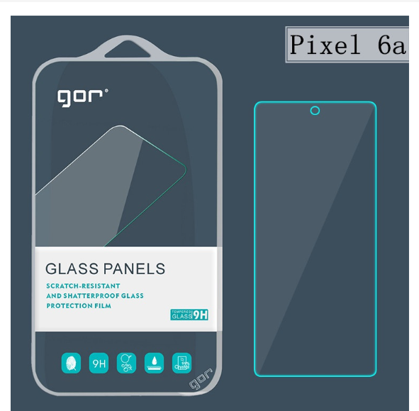 Bộ 2 kính cường lực chính hãng GOR Google Pixel 6A trong suốt