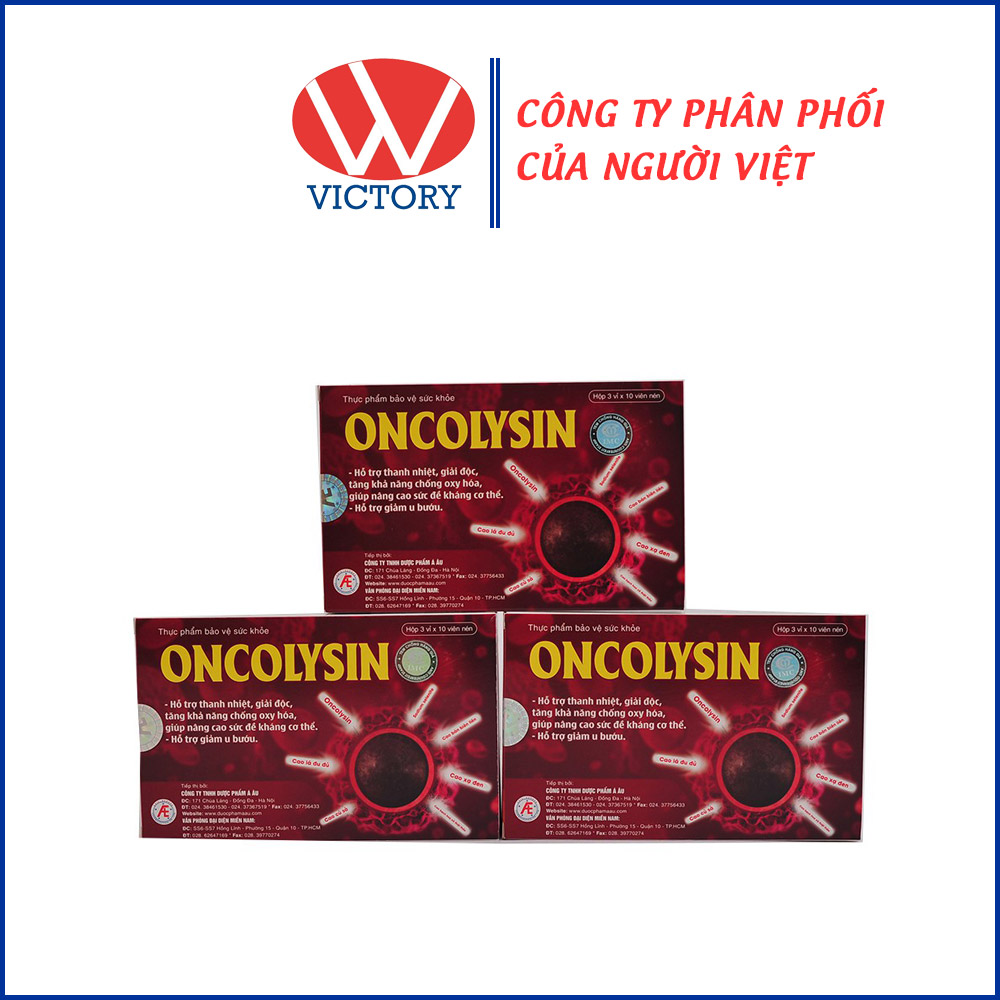 Viên oncolysin - giúp tăng sức đề kháng hỗ trợ giảm u bướu