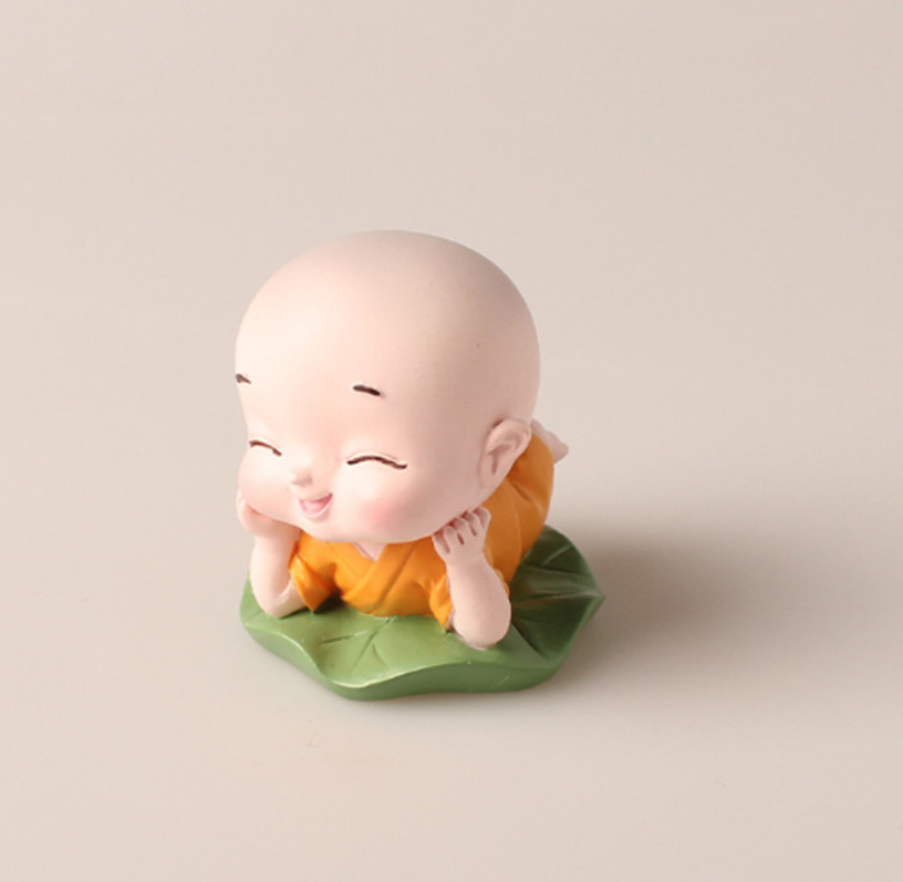 [HCM]bộ 4 chú tiểu lá sen