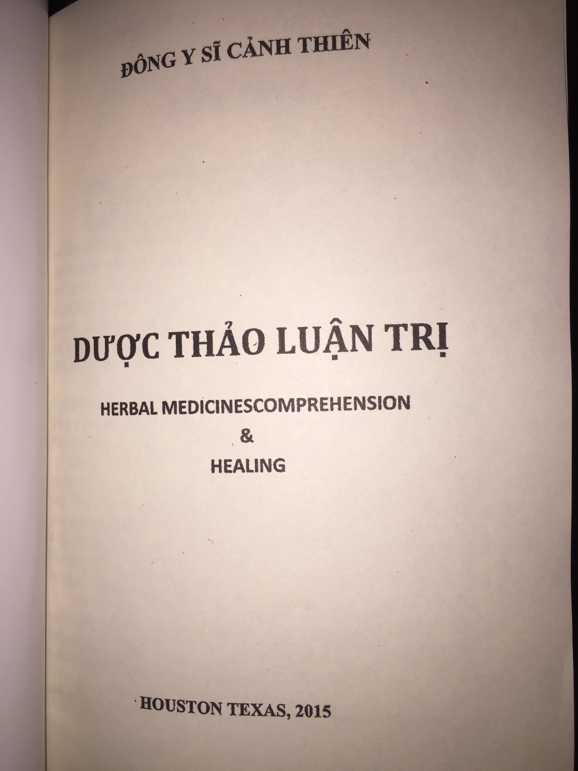 Sách Dược Thảo Luận Trị