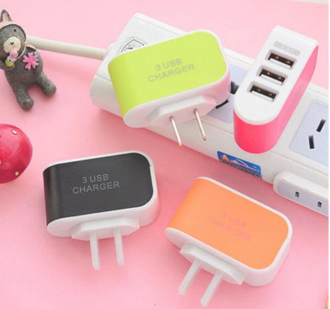 Cóc sạc 3 cổng USB thế hệ mới