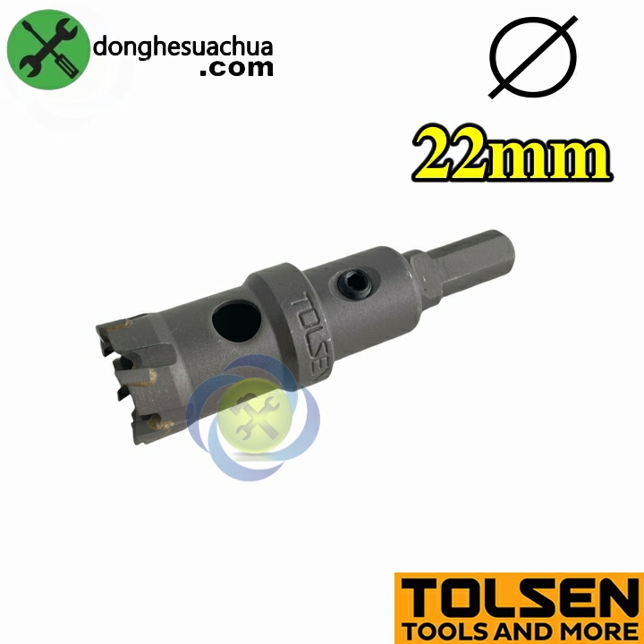 Mũi khoan lỗ thép 22mm tolsen 75922