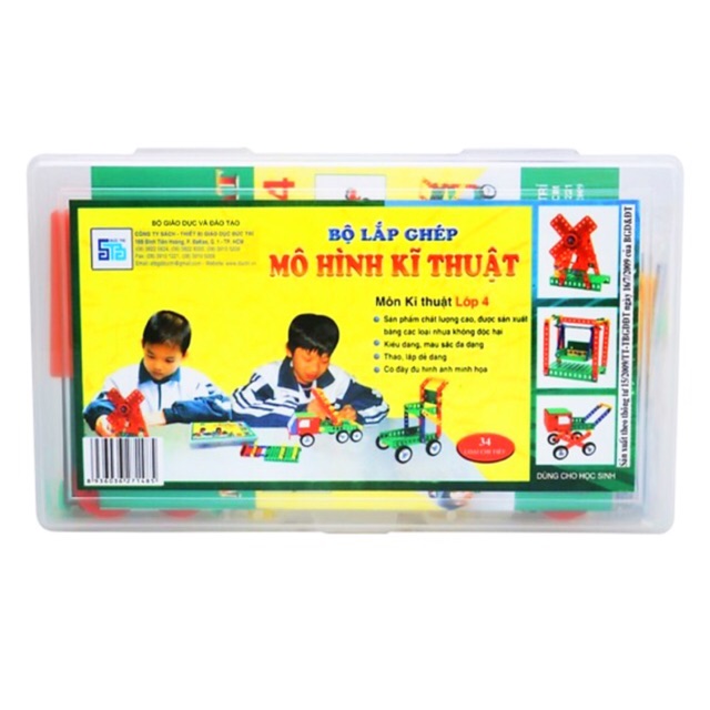 BỘ LẮP GHÉP MÔ HÌNH KĨ THUẬT LỚP 4