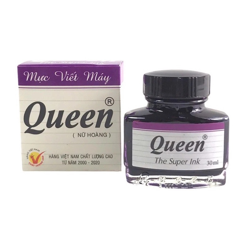 Mực Queen 30ml Xanh/ Tím