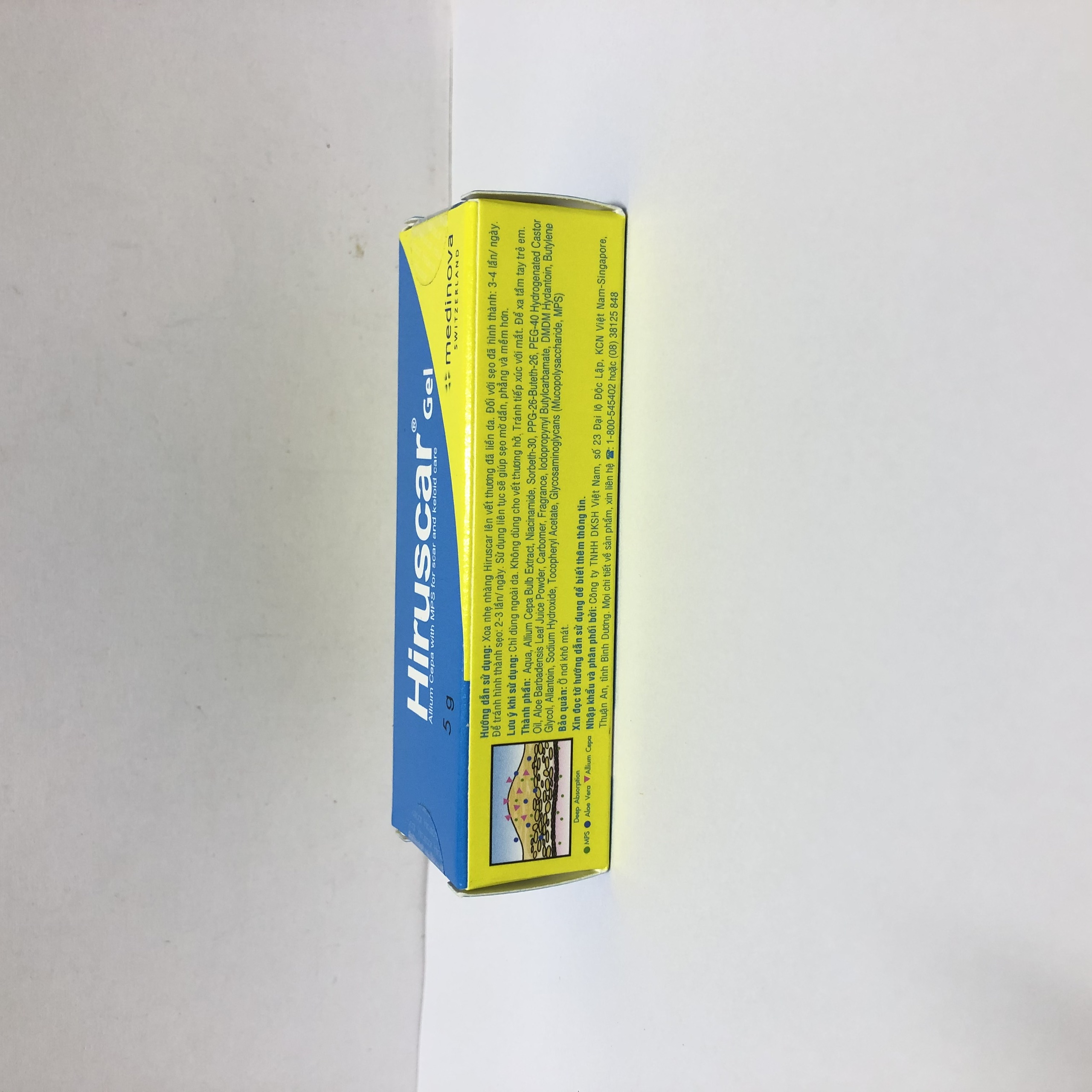 Kem sẹo Hiruscar gel 5g
