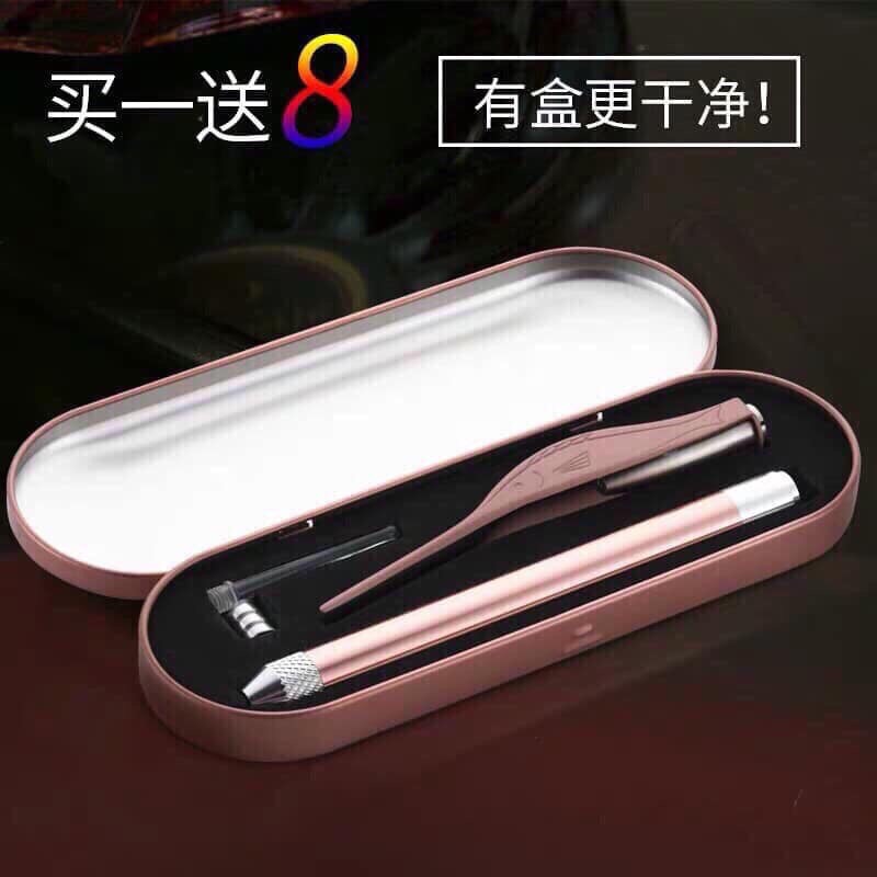 Bộ dụng cụ lấy ráy tai có đèn led siêu sáng cao cấp dành cho bé yêu - dụng cụ không thể thiếu cho mọi gia đình