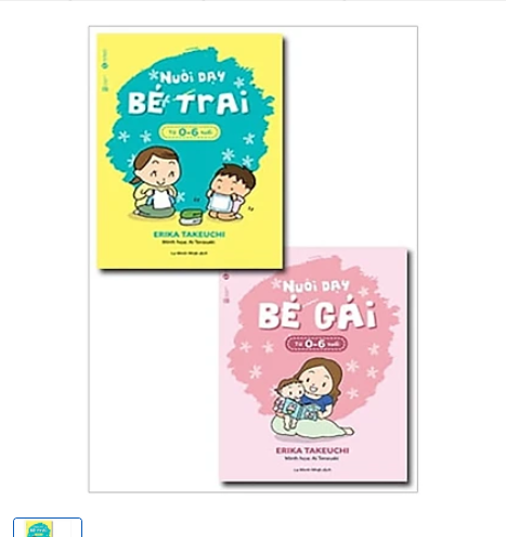 Combo nuôi dạy bé gái từ 0 - 6 tuổi - nuôi dạy bé trai từ 0 - 6 tuổi