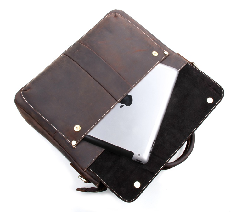 Cặp Đựng Laptop Da Bò Sáp LCA084 Cao Cấp