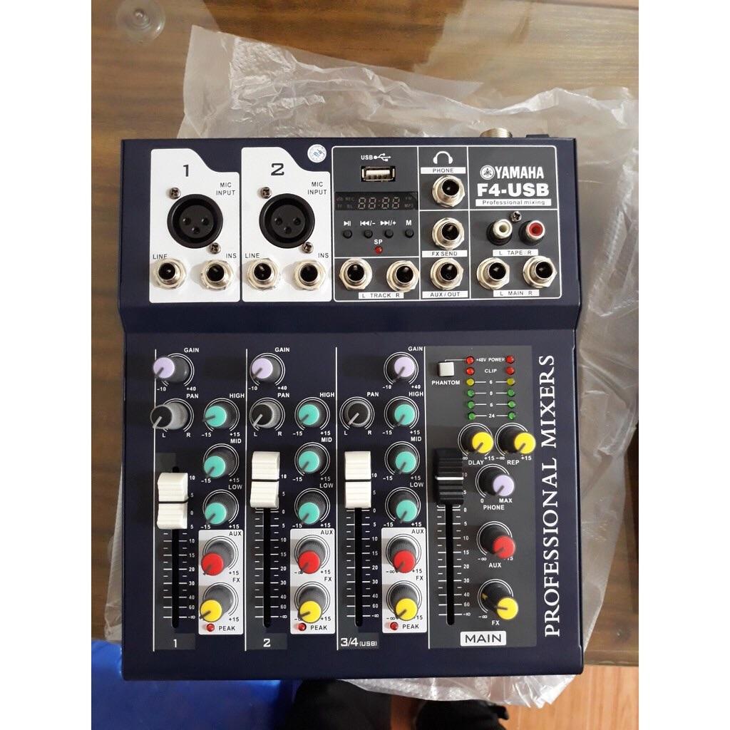 Bộ trộn âm thanh Mixer F4-USB