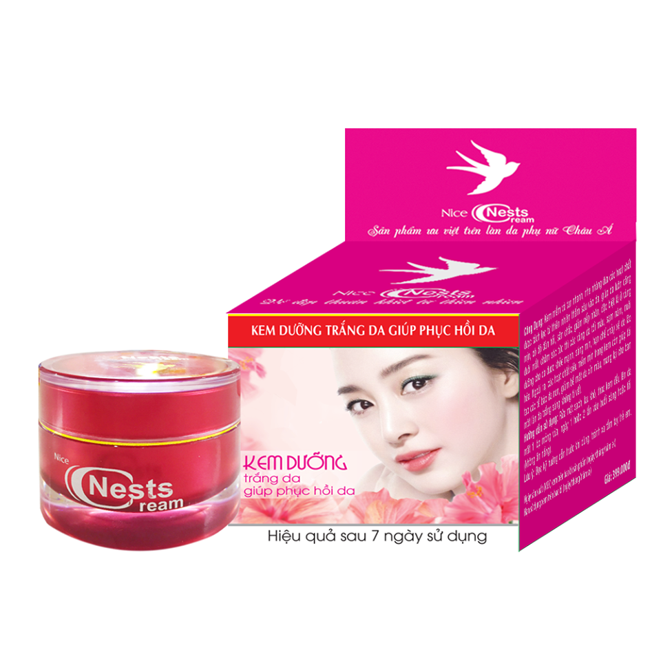 Kem dưỡng trắng da giúp phục hồi da 40g nice nests 399k