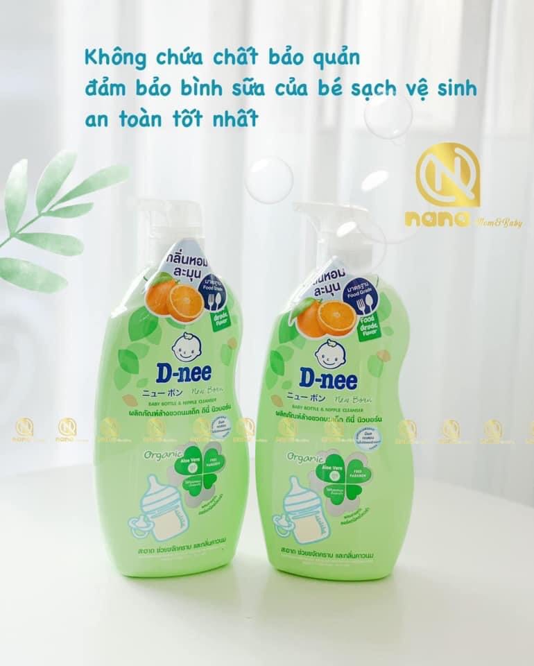 [Nội Địa Thái] Nước rửa bình sữa Dnee Organic 600ml