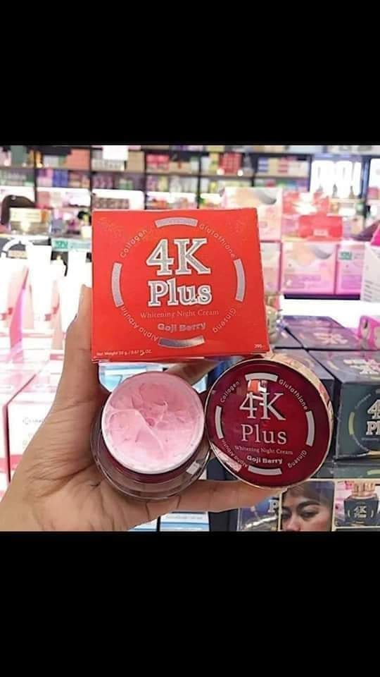 kem 4k plus đỏ - kem dưỡng trắng da mặt